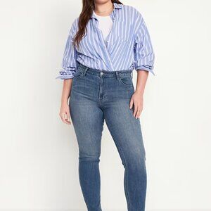 Old Navy High-Waisted Wow Straight Ankle Jeans